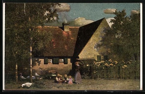 Carte postale artiste - carte, d'artiste