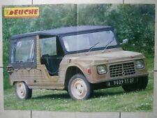 POSTER CITROËN / MEHARI 1969 / 2CV DOLLY 1986 -  58 x 41 cm
