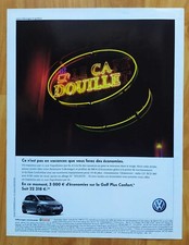 Publicité Papier - Voiture Volkswagen Golf Plus Confort de 2006