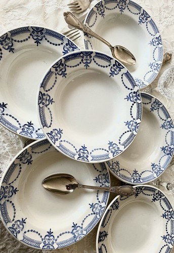Assiettes creuses terre de - assiettes,