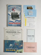 Accordéons maugein frères - frères, (