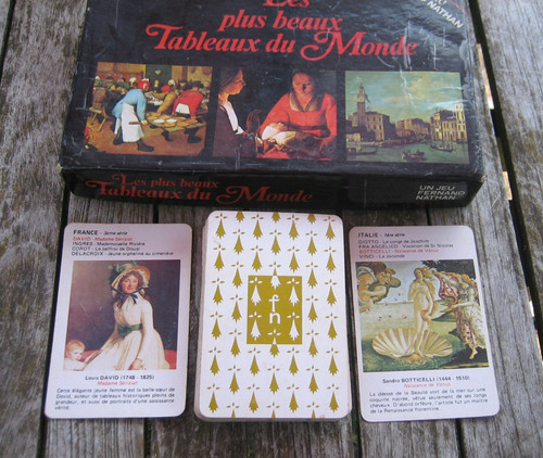 Ancien jeu cartes type - ancien,