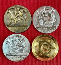 Lot de 4 Médaille EDF GDF –