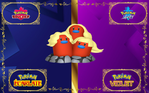 Pokemon triopikeur alola - triopikeur, d'alola