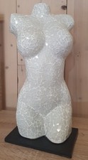 Lampe buste femme mosaique