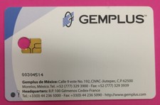 CARTE DE TEST GEMPLUS TROU DANS LA PUCE (46)