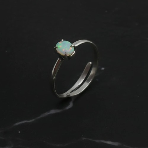 Natural opal bague promesse - opal,