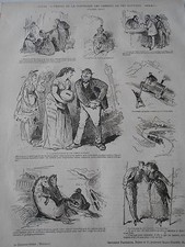 1869 PELE MELE de dessins La