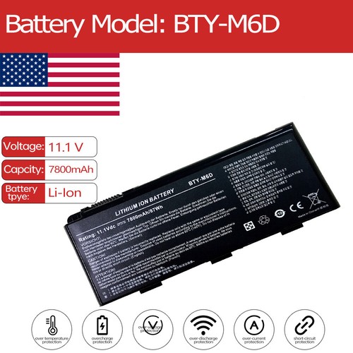 Bty m6d battery for msi - battery,