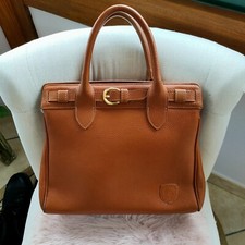 Sac à main en cuir marron RENOUARD