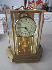 Horloge Pendule Kundo Sous Cloche En Verre Made In Germany à quartz