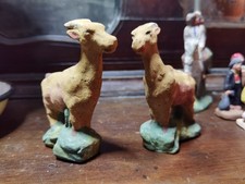 Santons de provence ...Les Chamoix Du village de chamonix 10cm...