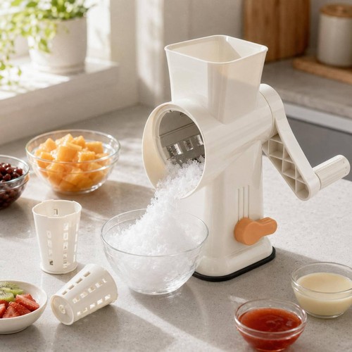 Râpe glace manivelle - râpe,