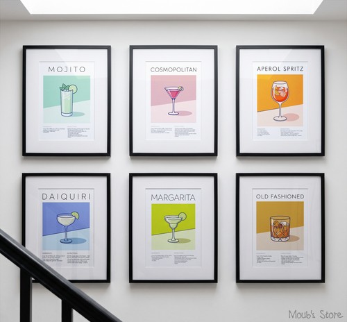 Lot poster cocktail - 6,