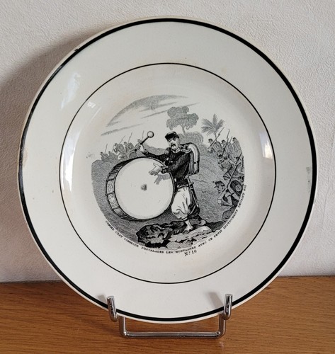Assiette xixe faïence - assiette,
