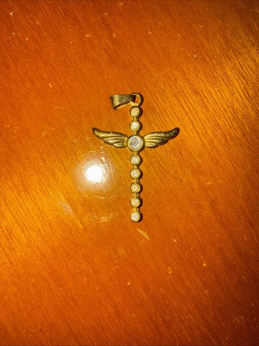 Ancien pendentif croix avec - ancien,