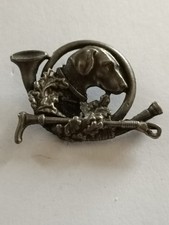 Pin's Cor de chasse et tête
