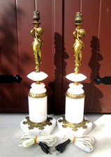 PAIRE de LAMPE style EMPIRE