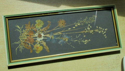 Ancien tableau cadre bois