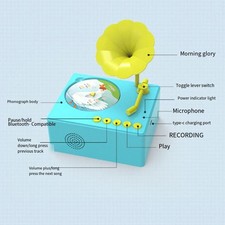 Phonographe pour l'apprentissage précoce pour enfants avec 96 cartes d'histoire