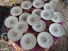 16 Assiettes Plates Moulin des