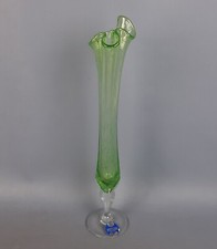 Vase En Verre Vert Bullicante