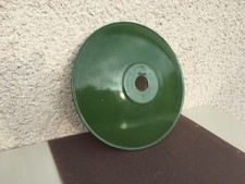 Ancien abat-jour en tôle émaillée / Années 50 / Lampe / Plafonnier