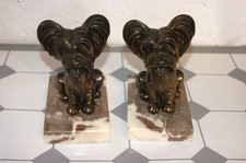 Paire Serre-livres chien