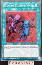 Carte YU-GI-OH! DUO DE DELINQUANTS LCKC-FR101 Secret Rare NEUF