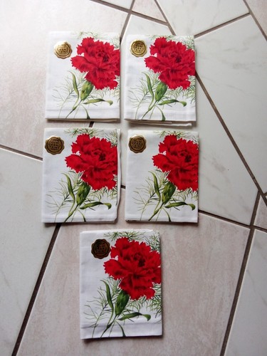 Serviettes table 1960 - de, en