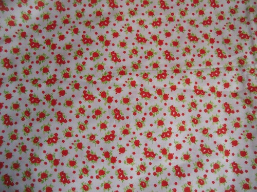 Coupon tissu petites fleurs - tissu, "