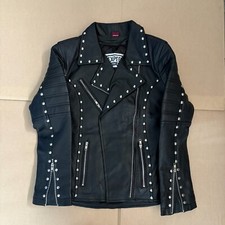 Veste moto cuir pour - de, en