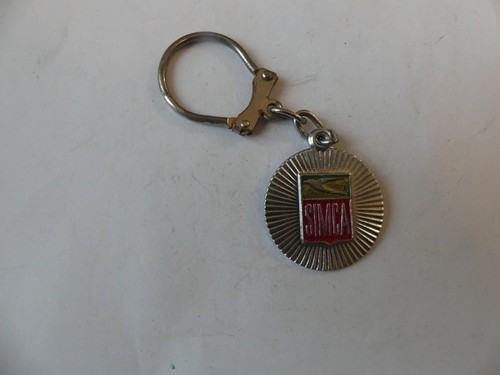 Porte cle rond métal - porte,