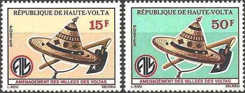 Timbres haute volta 373 - timbres,