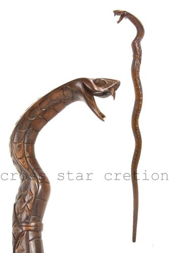 Bâton marche sculpté à - marche,