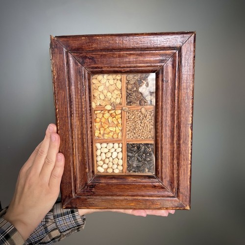 Vintage armoire murale bois - armoire,