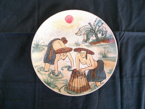 Assiette ceramique decor - en,