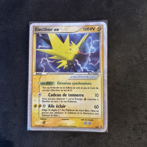 Carte pokémon electhor - pokémon, ex