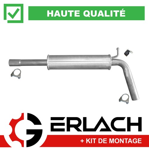 Silencieux intermediaire pour