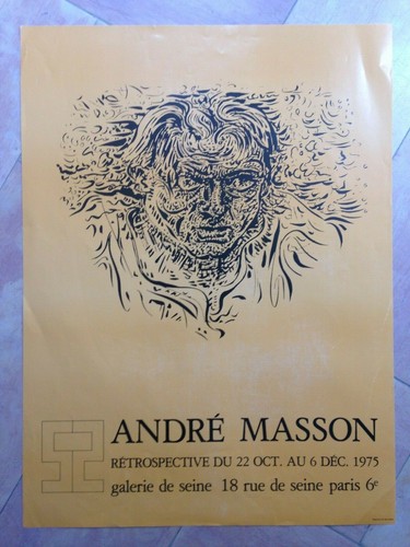 Andre masson 1975 affiche - andre,