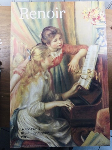 Renoir 1985 rare affiche - renoir,