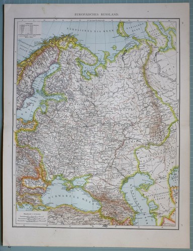 1881 carte européen russie - ~,