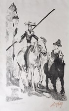 Lithographie anty henri - d’anty,