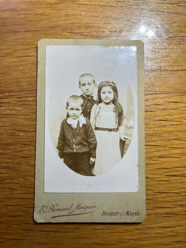 Cdv circa photo enfant famille - circa,