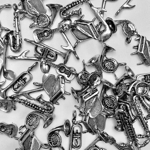 Musical instrument charms - musical,