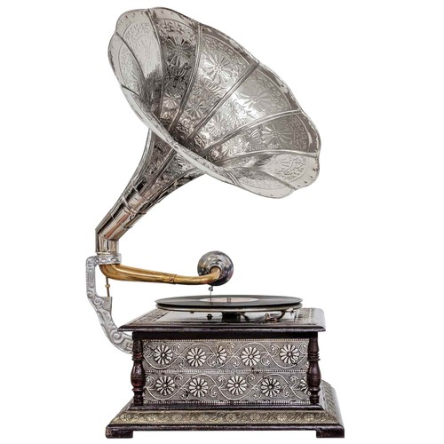 Gramophone avec pavillon - , pour