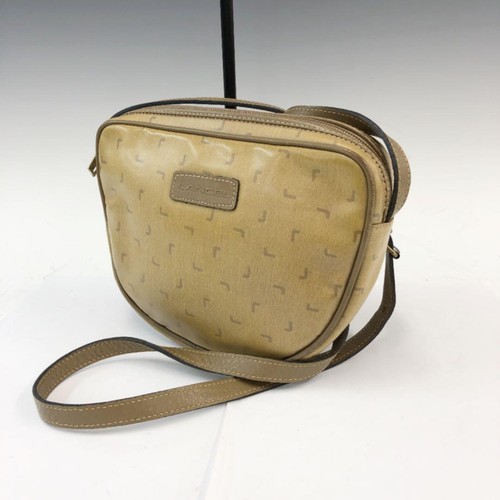 Lancel shoulder bag beige 3608 - lancel,
