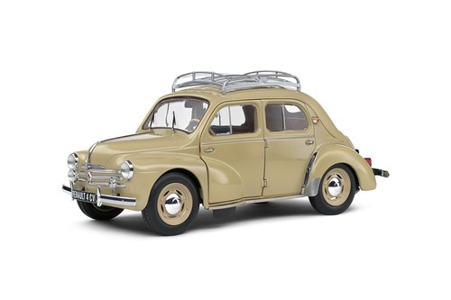 Renault 4cv beige 1956 - renault,