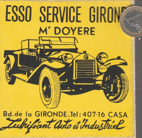 Autocollants automobile esso - autocollants.,