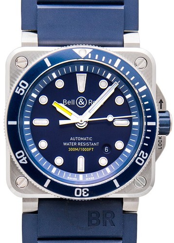 Bell ross 03 92 bleu - &, 03-92